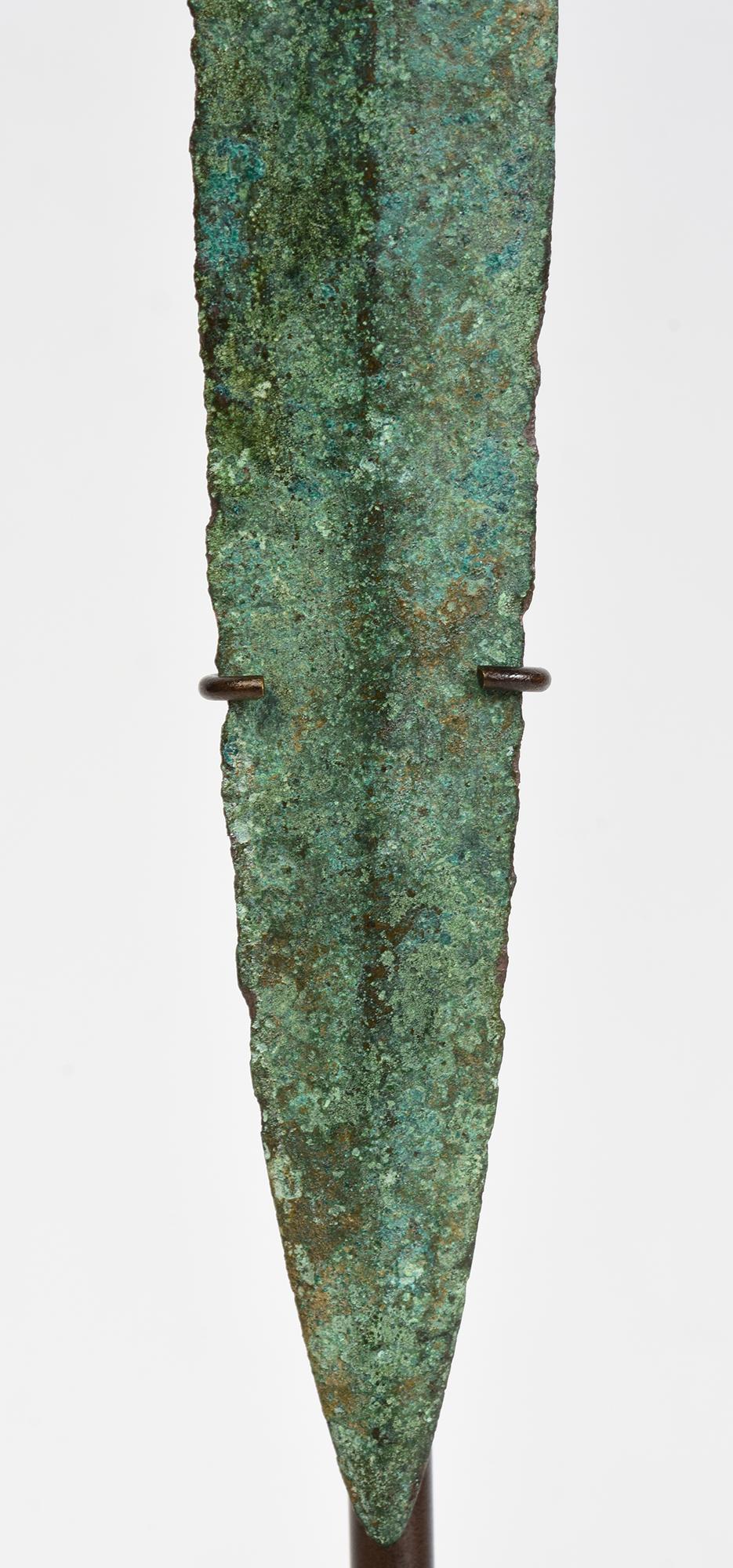 18th Century and Earlier Ancient Antique Luristan Bronze Short Sword / Knife / Early Iron Age Weapon For Sale