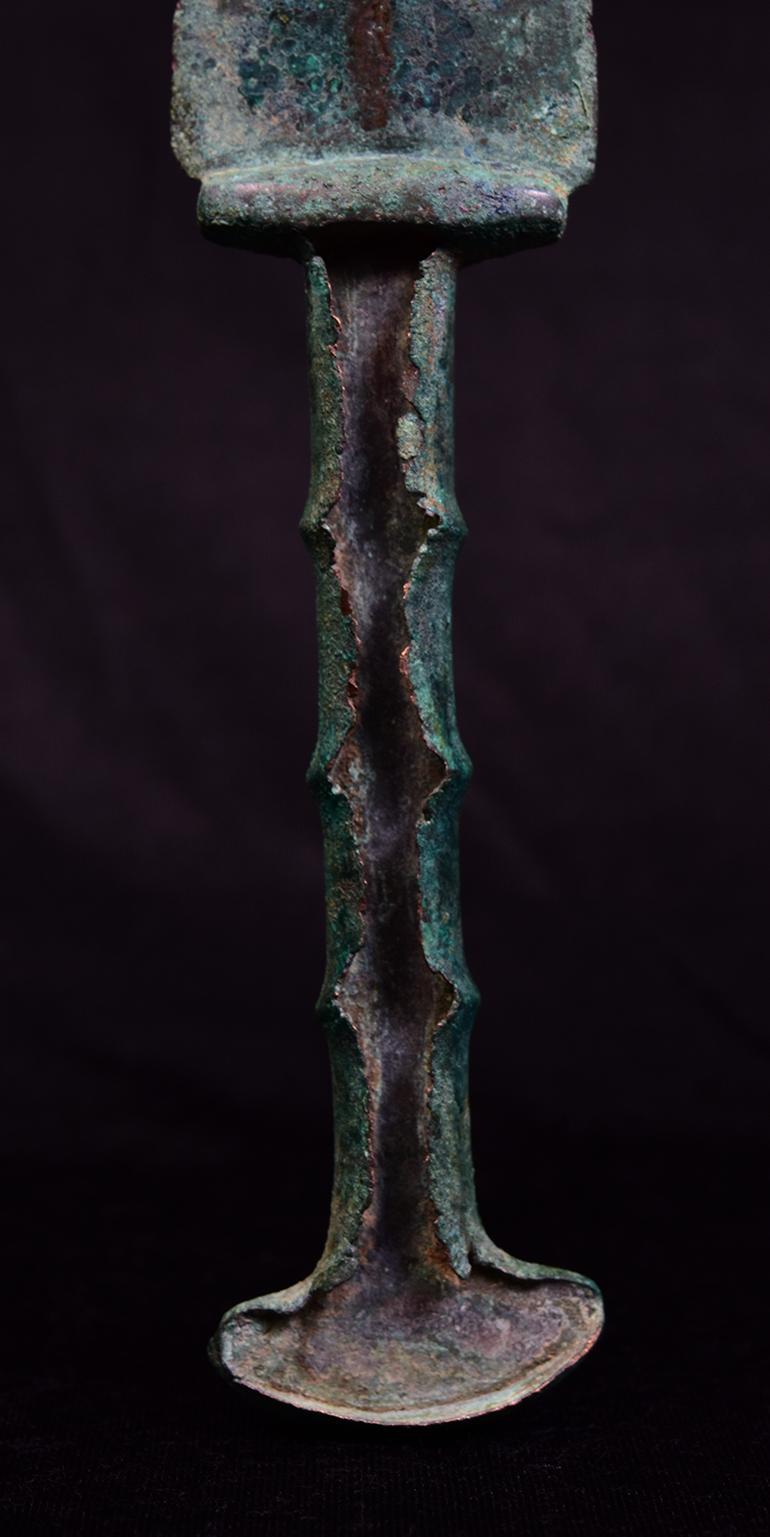Ancient Antique Luristan Bronze Short Sword / Knife / Early Iron Age Weapon 1