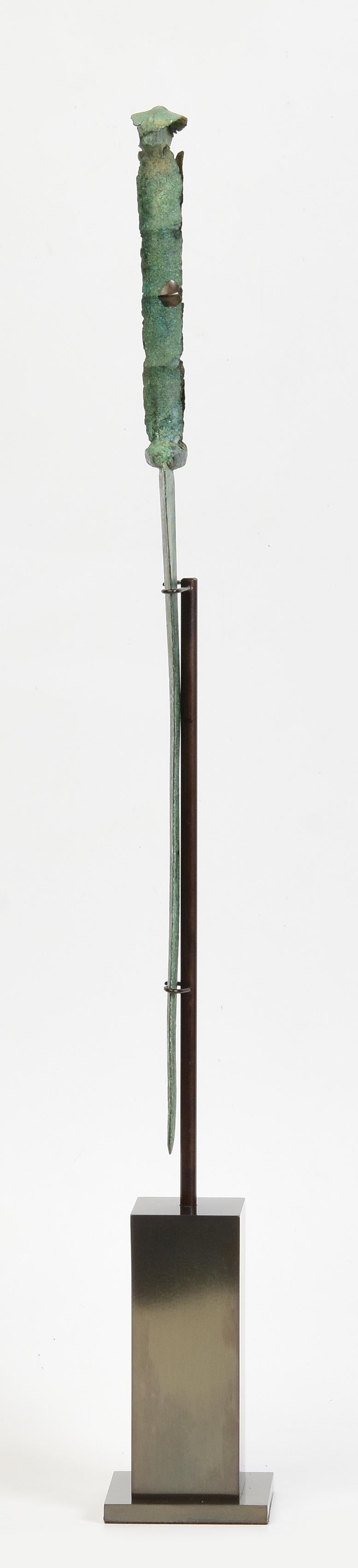 Antikes antikes Luristan-Bronze-Kurzarm / Messer / Frühes Eisenzeitalter Waffen aus Bronze im Angebot 2