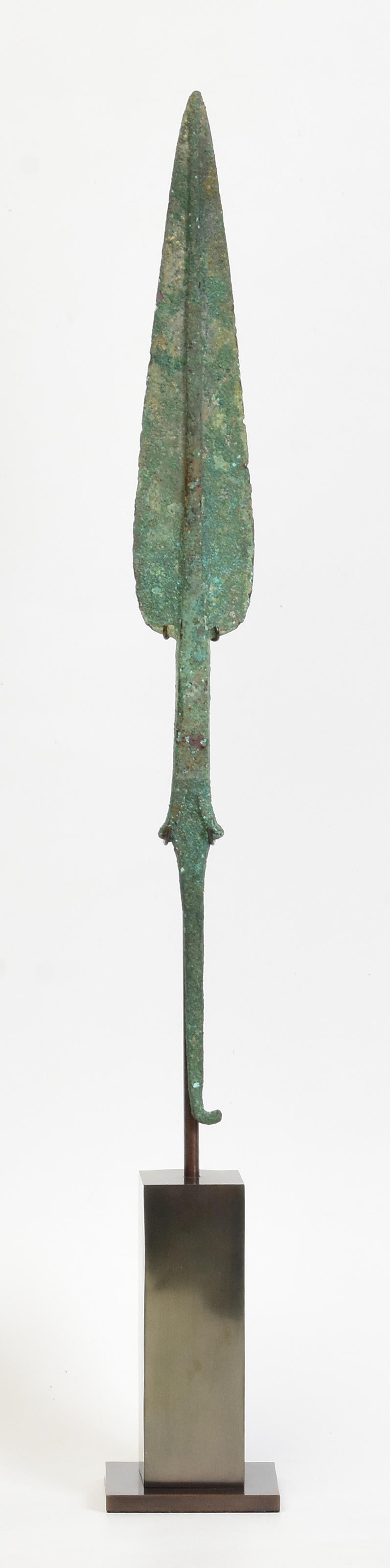Ancient Antique Luristan Bronze Spear Early Iron Age Weapon For Sale 1