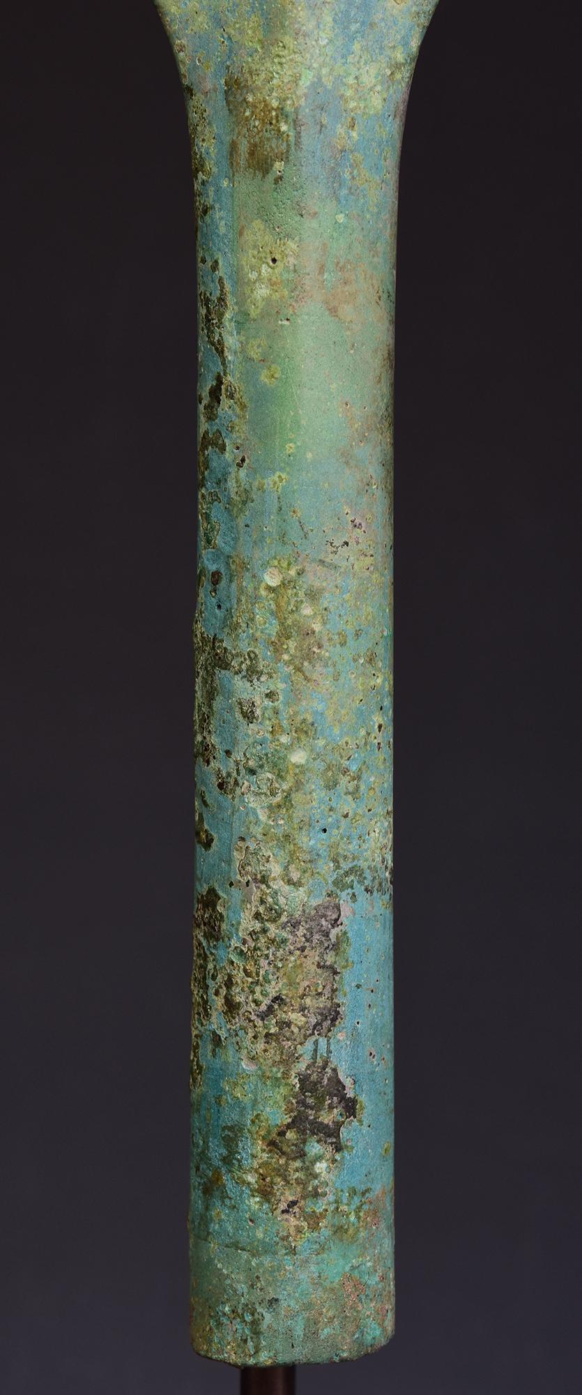 18th Century and Earlier Ancient Antique Luristan Bronze Spear Early Iron Age Weapon