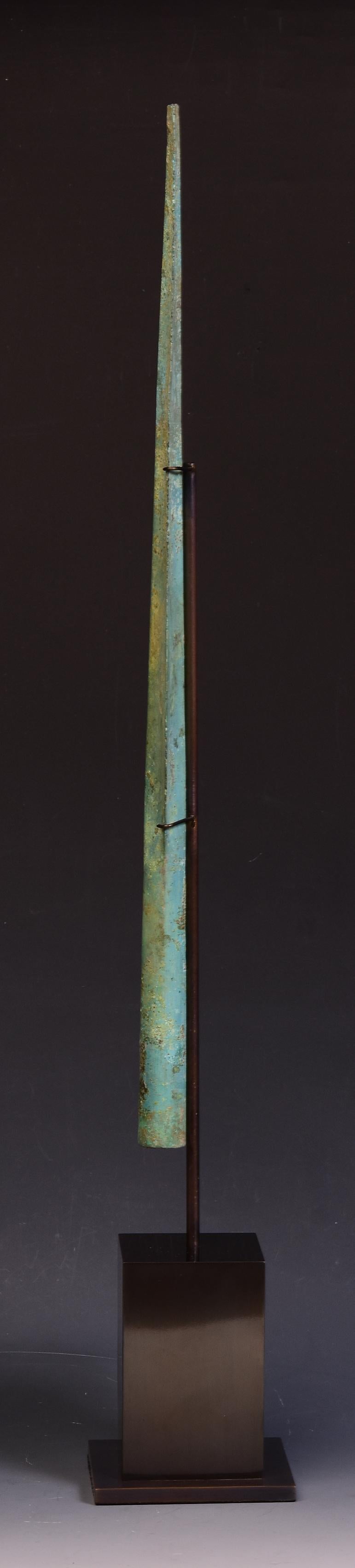 Ancient Antique Luristan Bronze Spear Early Iron Age Weapon For Sale 3