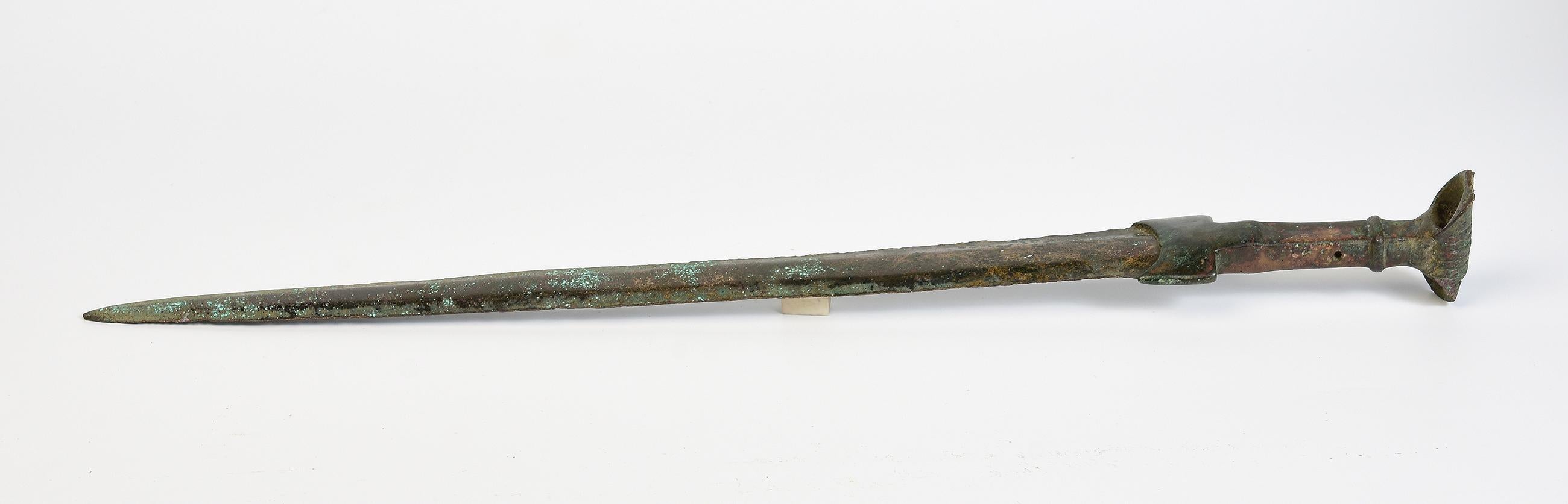 Ancient Antique Luristan Bronze Sword / Knife / Dagger / Early Iron Age Weapon 3