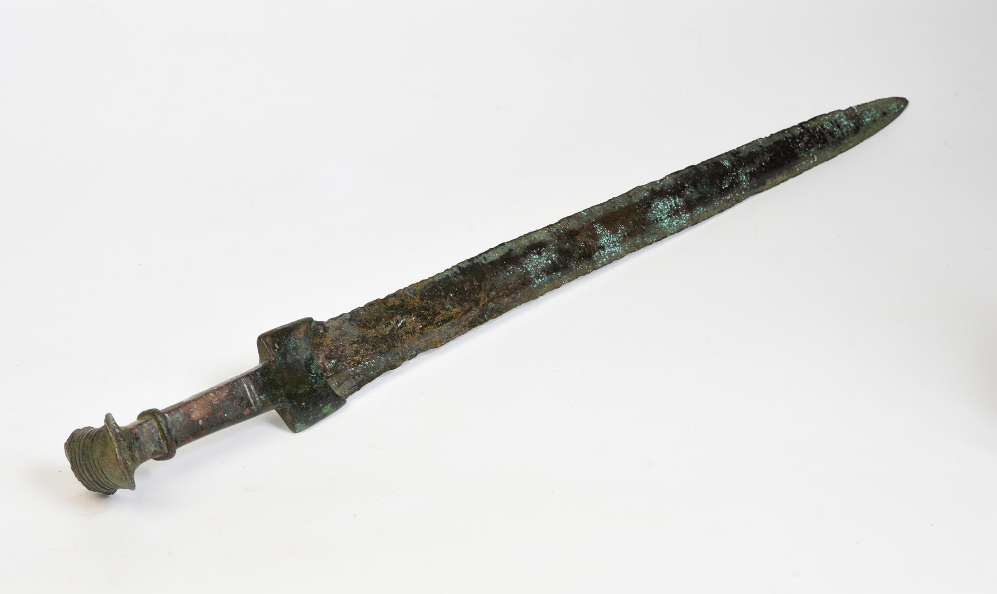 Antikes Luristan Bronze Schwert / Messer / Dagger / Frühes Eisenzeitalter Waffen im Angebot 7