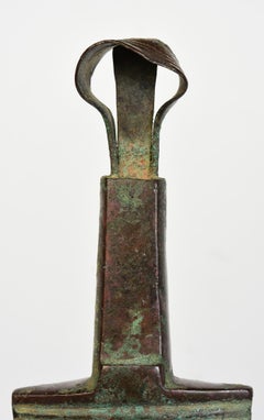 Ancient Antique Luristan Bronze Sword / Knife / Dagger / Early Iron Age Weapon