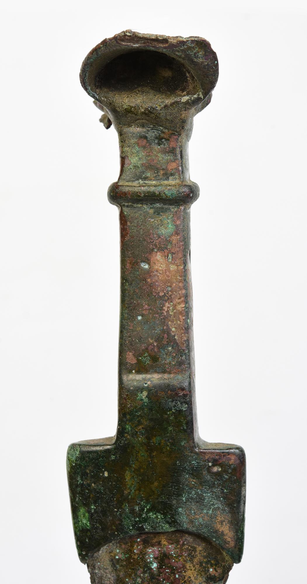 Antikes Luristan Bronze Schwert / Messer / Dagger / Frühes Eisenzeitalter Waffen (Persisch) im Angebot