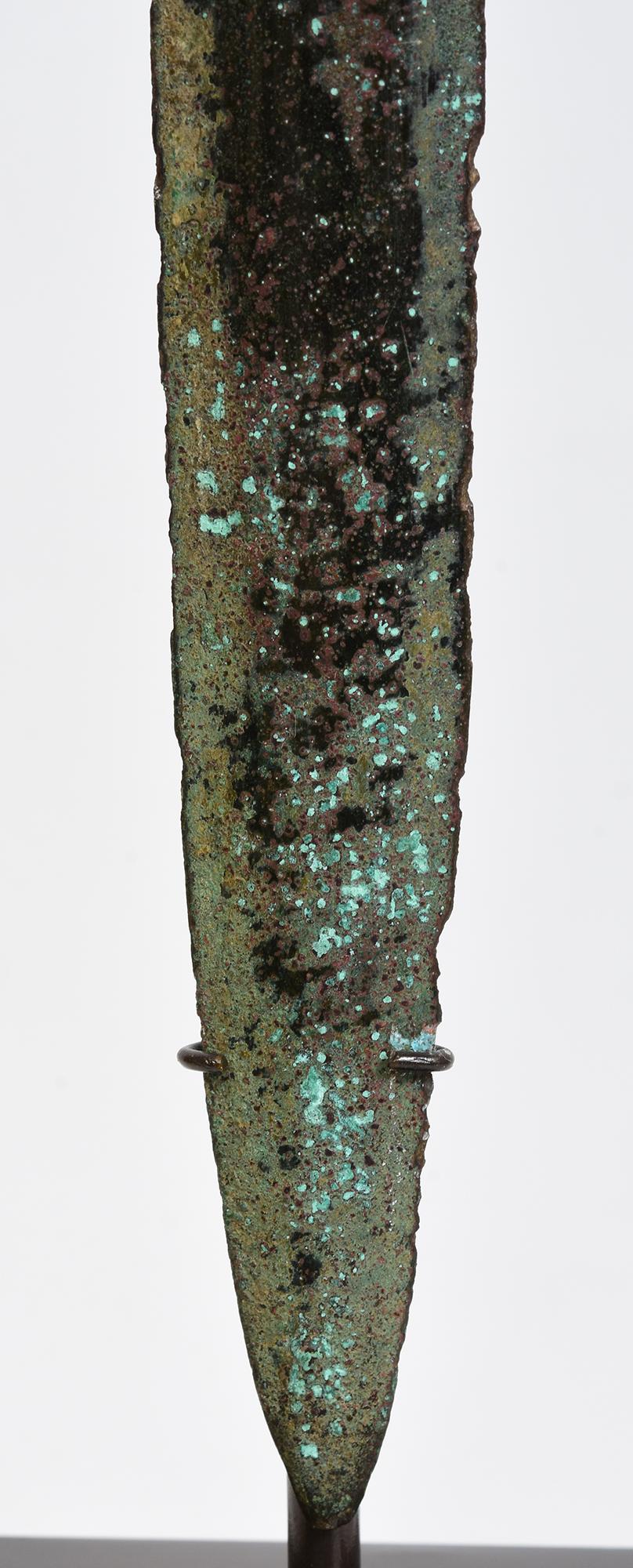 Antikes Luristan Bronze Schwert / Messer / Dagger / Frühes Eisenzeitalter Waffen (18. Jahrhundert und früher) im Angebot