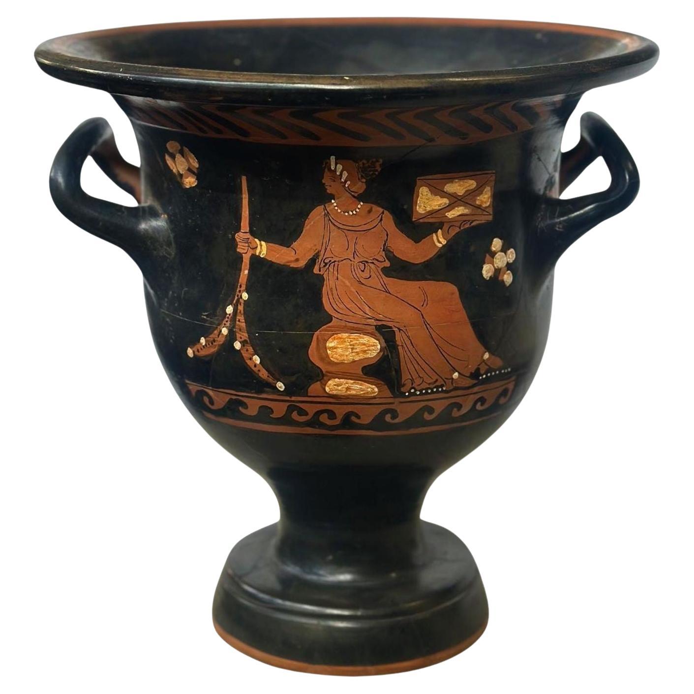 Ancient Apulian Magna Graecia Bell Krater, c. 350 BC.
