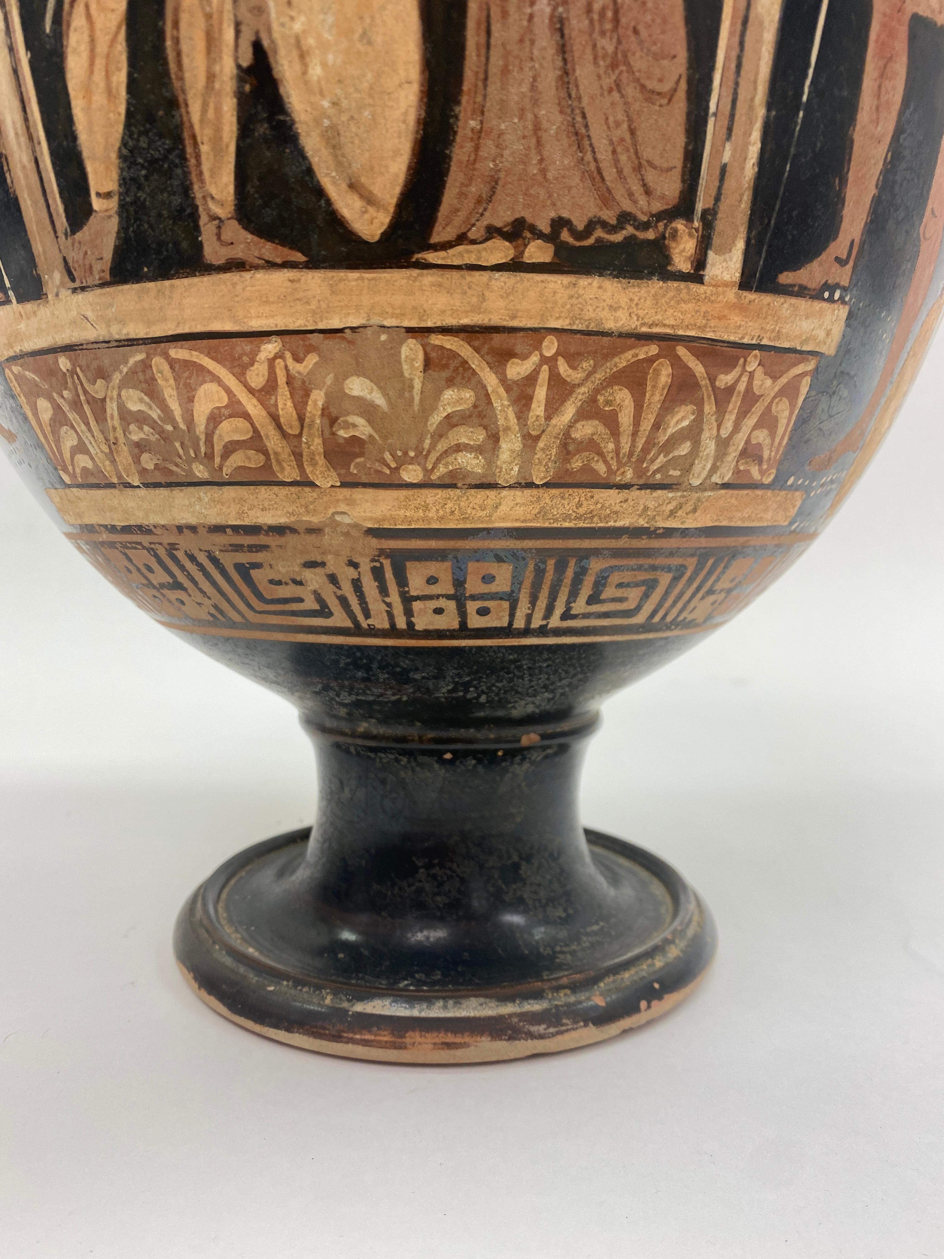 19th Century Grand Tour style Red-Figure Greek Hydria Pottery 3