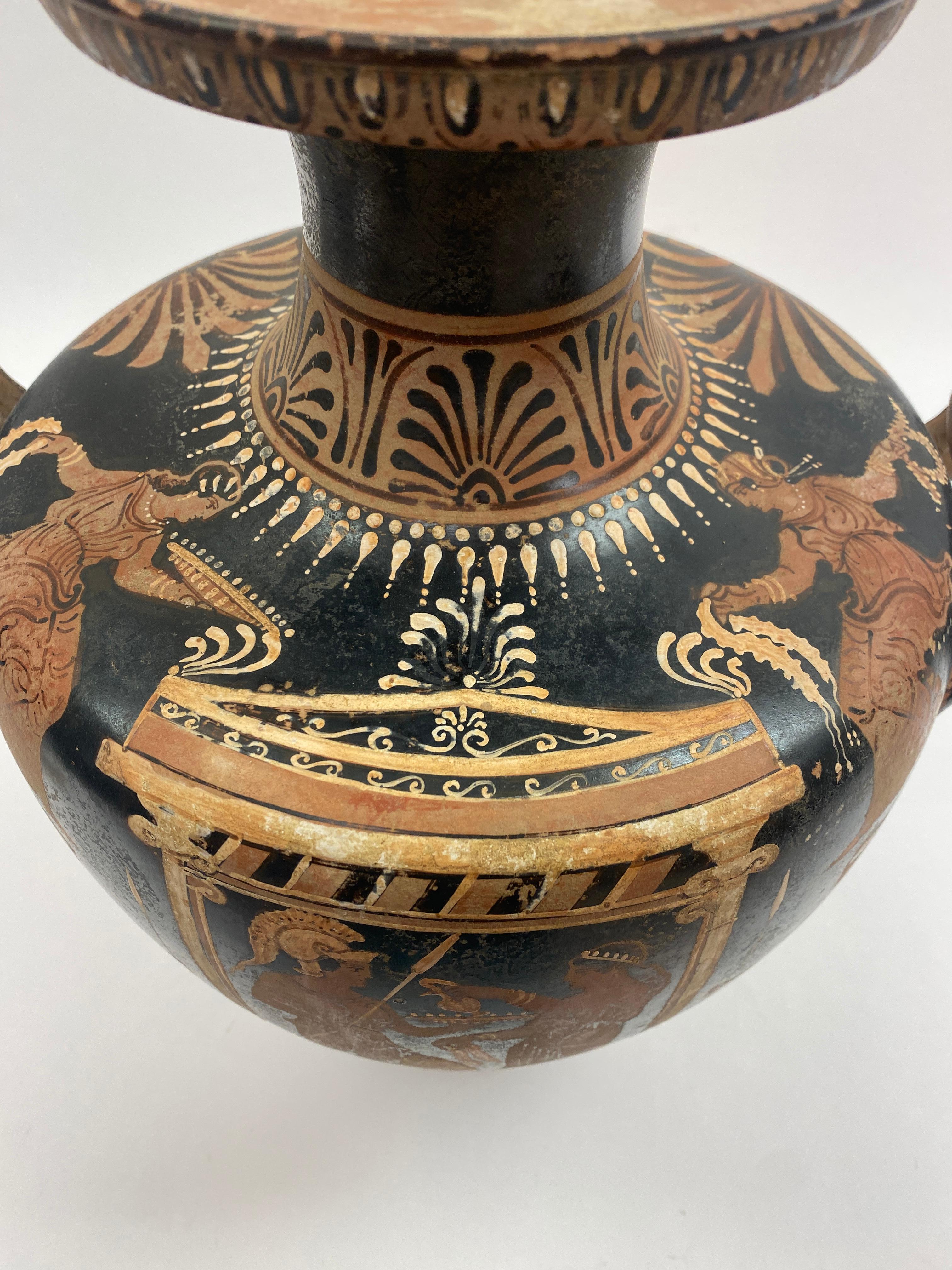 19th Century Grand Tour style Red-Figure Greek Hydria Pottery 4