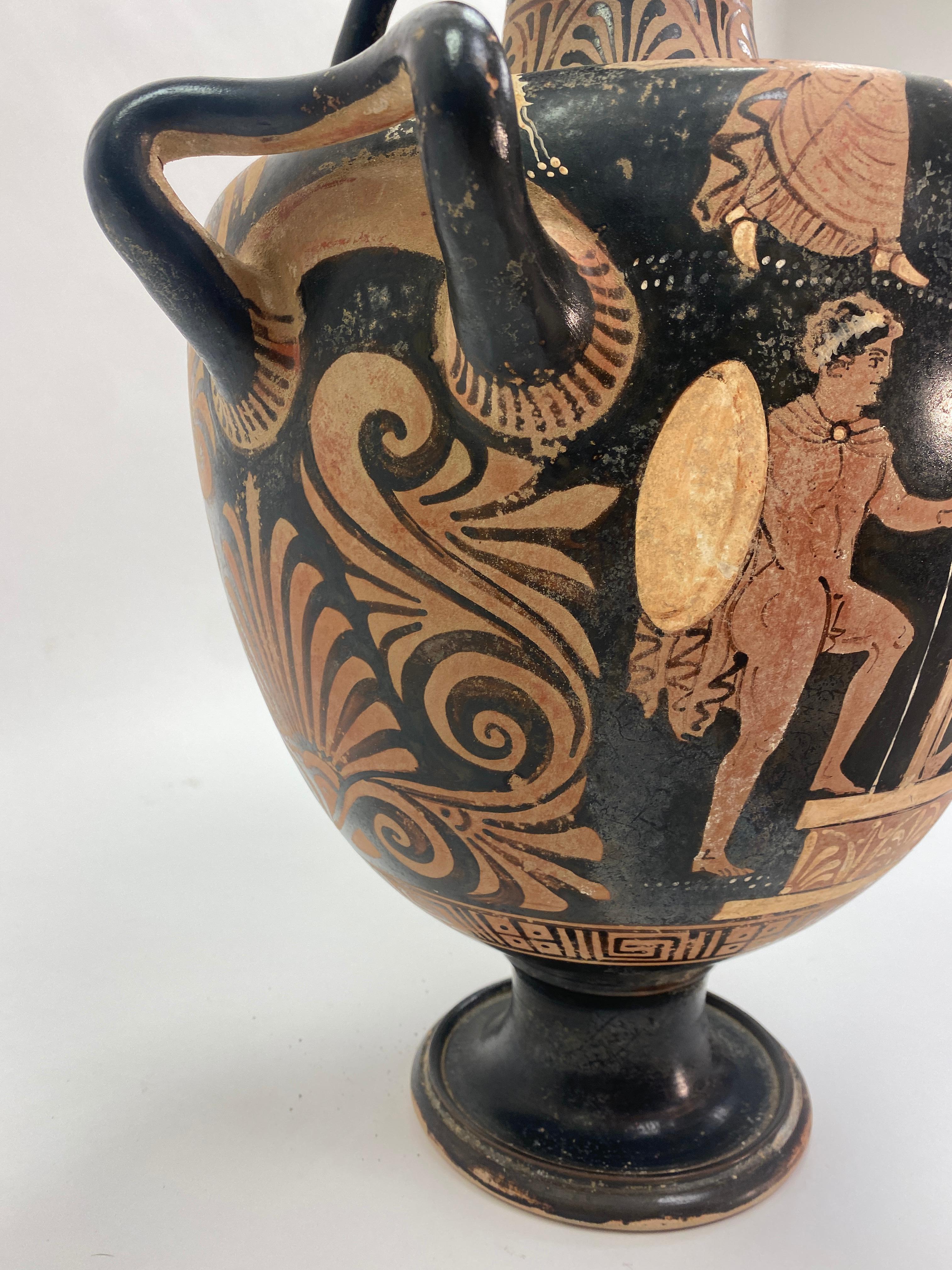 19th Century Grand Tour style Red-Figure Greek Hydria Pottery 9
