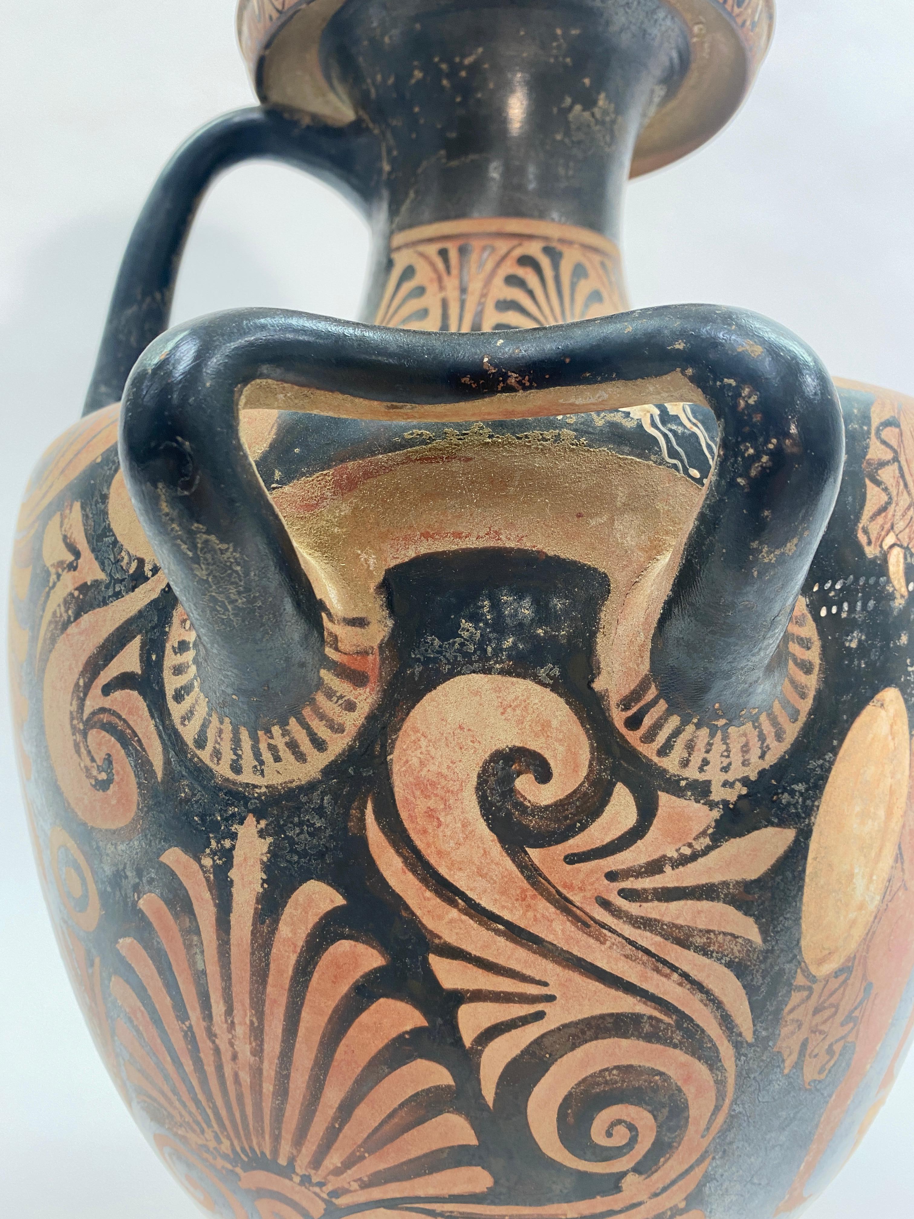 19th Century Grand Tour style Red-Figure Greek Hydria Pottery 10
