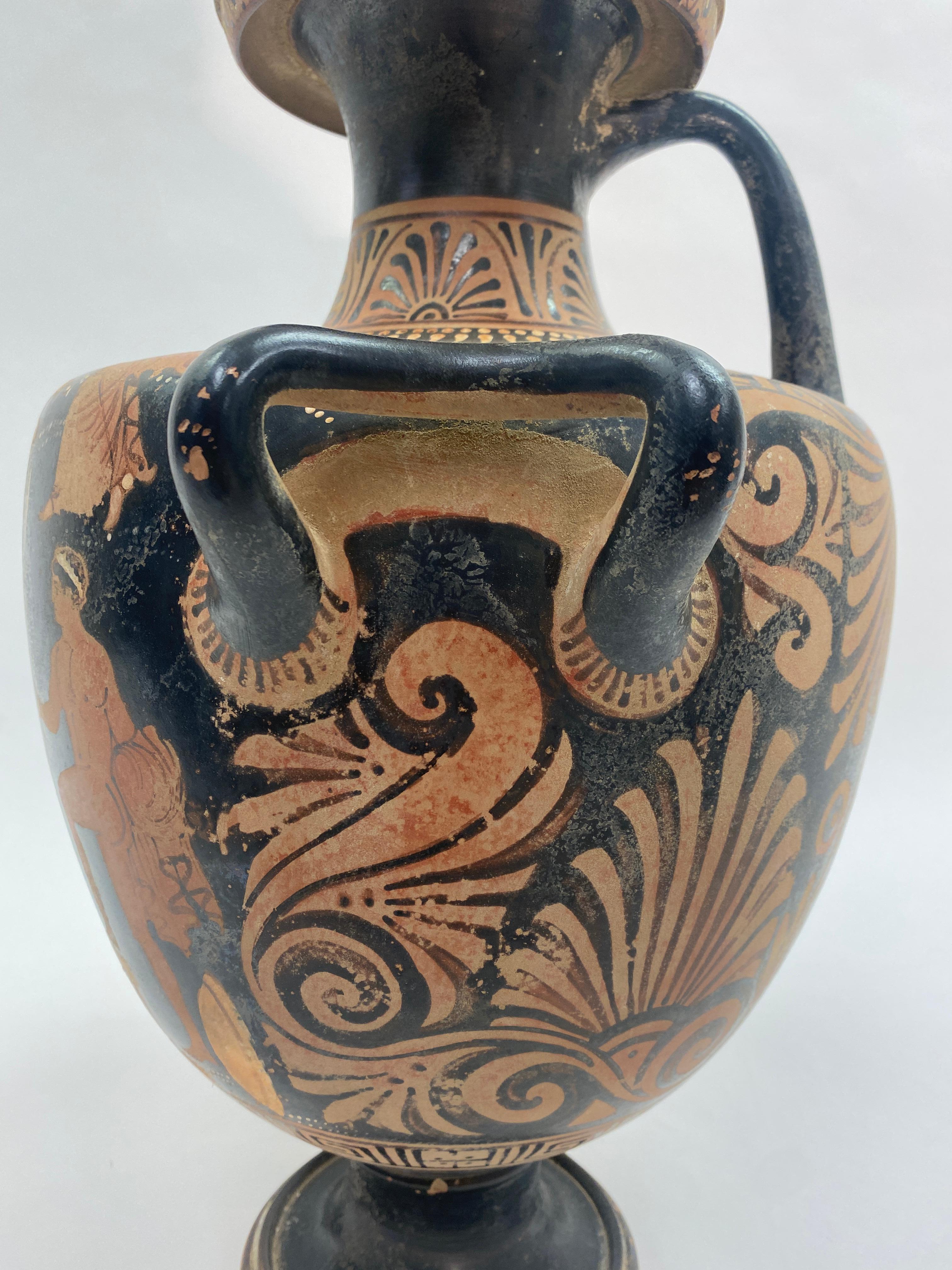19th Century Grand Tour style Red-Figure Greek Hydria Pottery 11