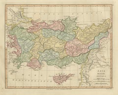 Ancient Asia Minor Map — Classical Anatolia & Pontus, Wilkinson London 1815