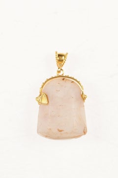 Ancient Babylonian Seal & Gold Pendant (pendant only)