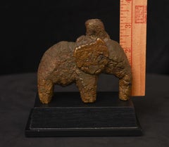 Ancient Bronze Age Solid Cast Bronze Elephant