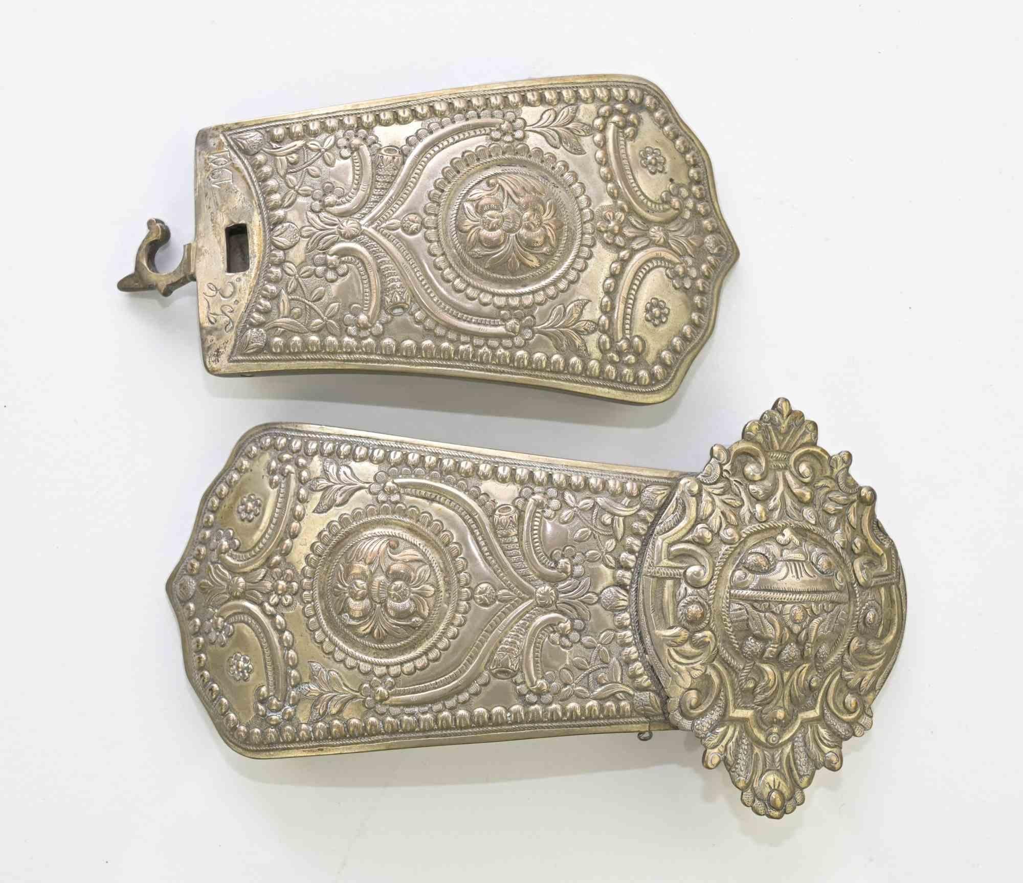 Ancienne boucle de ceinture bulgare, 19e siècle Bon état - En vente à Roma, IT