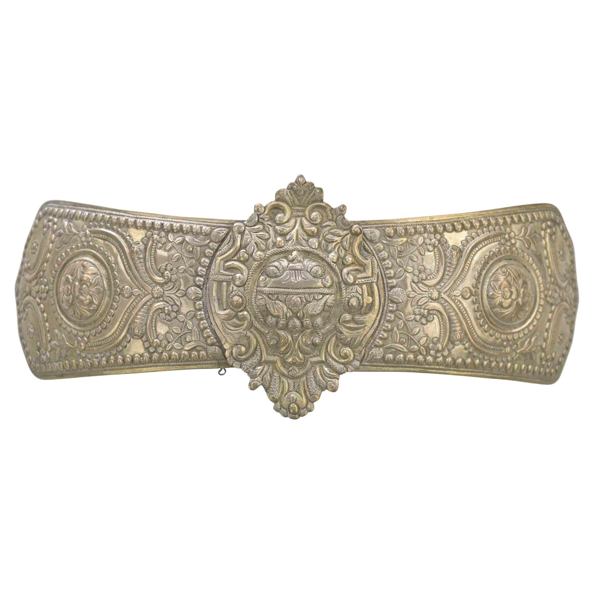 Ancienne boucle de ceinture bulgare, 19e siècle en vente
