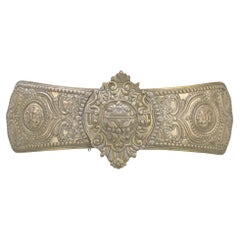 Antique Ancient Bulgarian Belt Buckel, 19th Century
