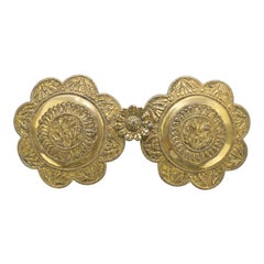 Antique Ancient Bulgarian Belt Buckle, 19th Century