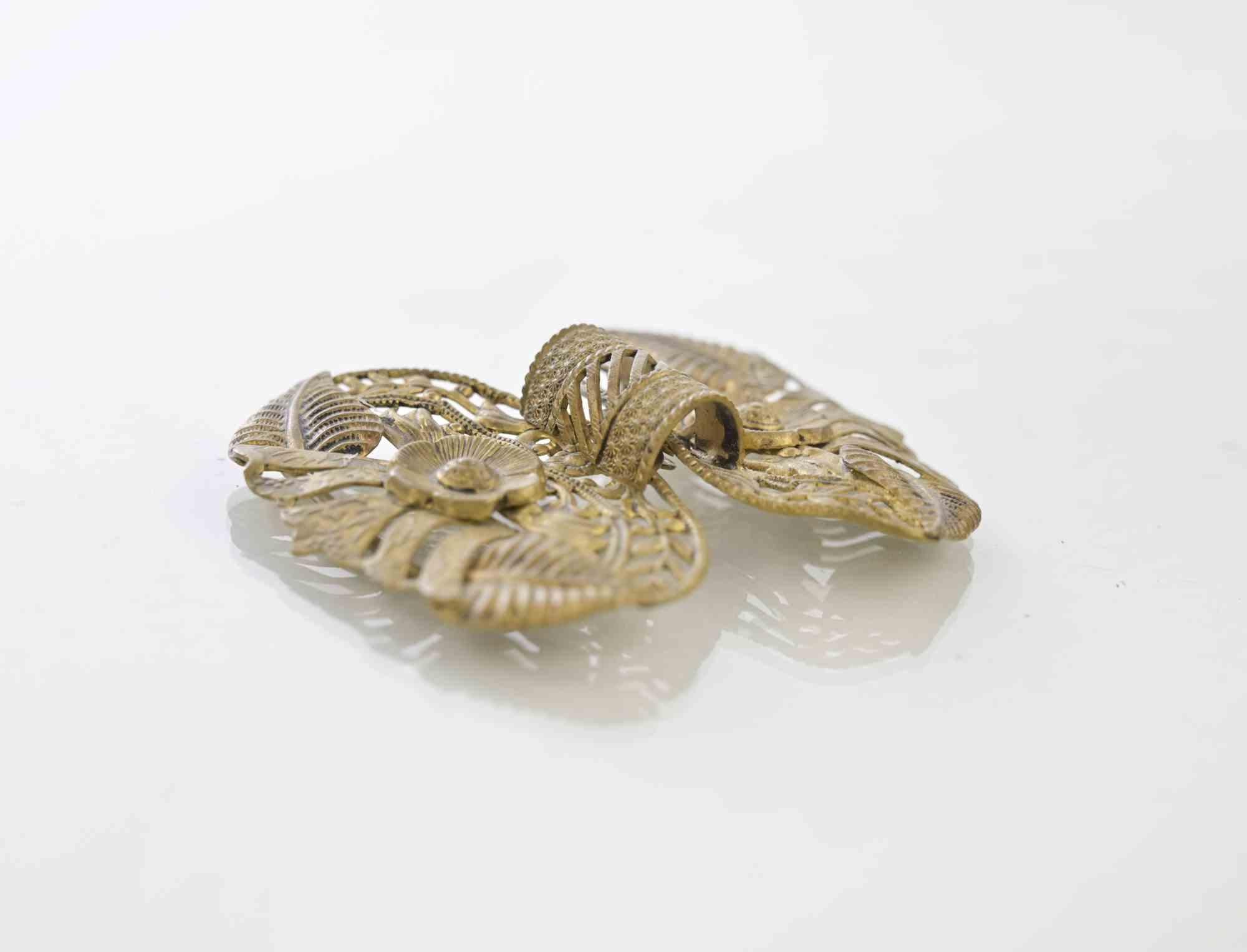 Bulgaro Antica fibbia da cintura bulgara dorata, XIX secolo in vendita