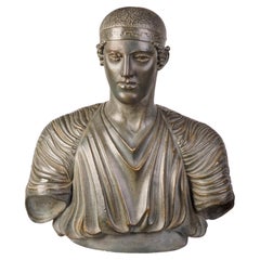 Ancient Bust of Heniokhos 
Auriga
, 19th Century