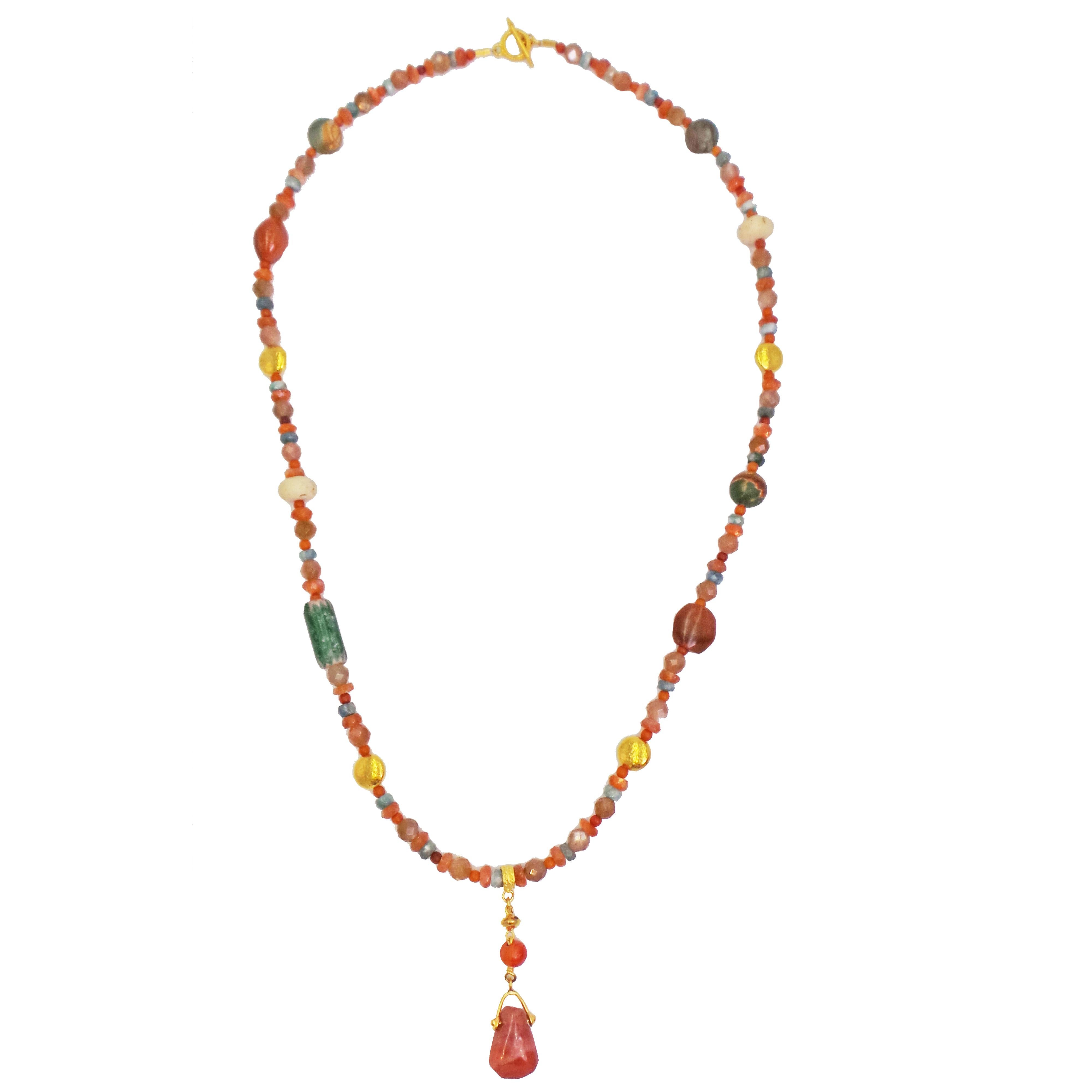 beaded pendant necklace designs