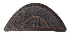 Ancient carved Make-up Box From The Kuba Tribe, Dr Congo