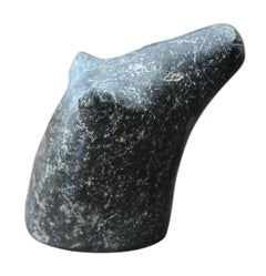 Ancient  carved minimalist Inuit Soapstone Sculpture, early 1900