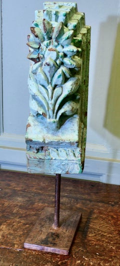 Ancient Carved Wooden Architectural Indian Roof Decoration    A beautiful piece