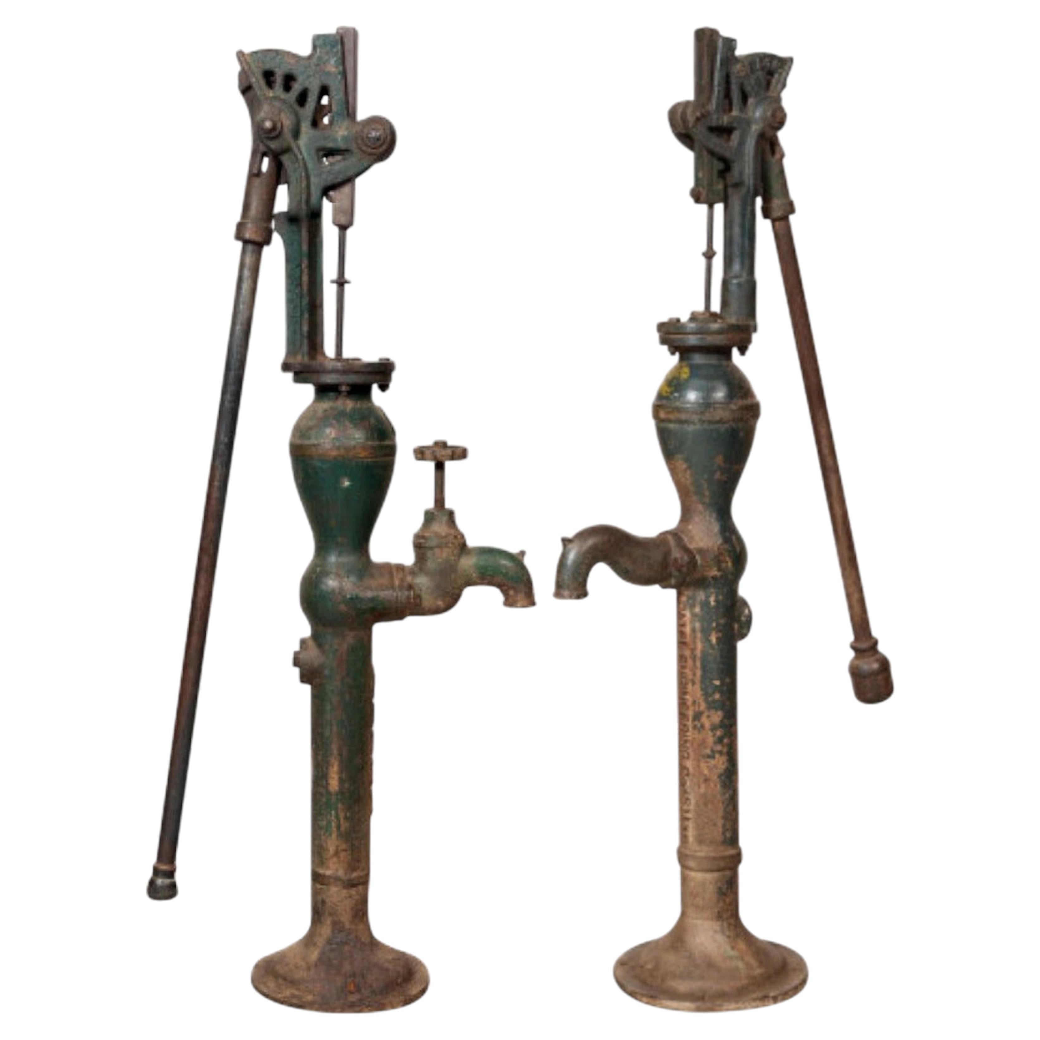 ANCIENT CAST IRON FOUNTAINS PISTON - HALF 1800 BEGINNING 1900 Sec. XIX For Sale