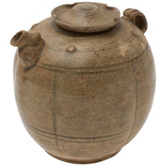 Ancient Ceramic Pitcher, China, 17th Century