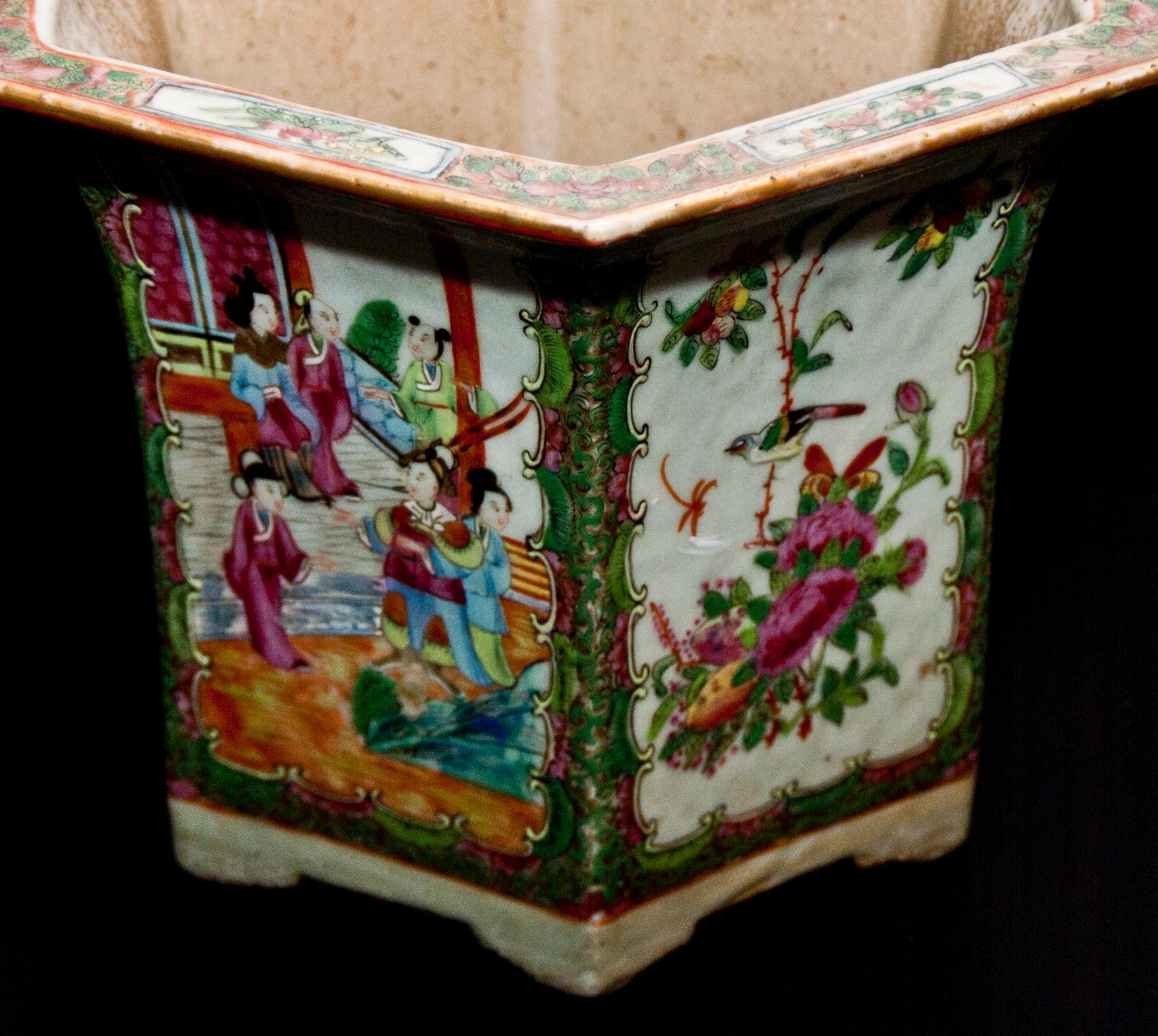 Late 19th century.
Polychrome porcelain decorated with court life and celebrations scenes. 
Very good conditions.

This artwork is shipped from Italy. Under existing legislation, any artwork in Italy created over 70 years ago by an artist who has