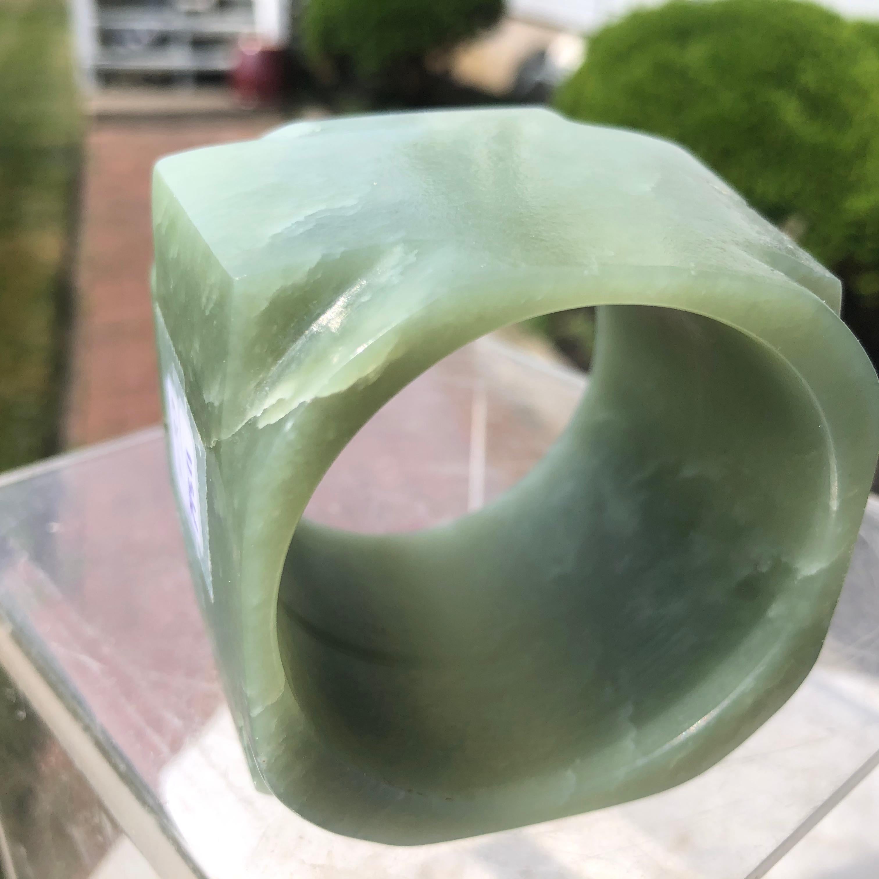 18th Century and Earlier Ancient Chinese Heavenly Jade Tube Cong
