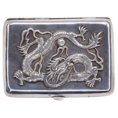 Ancient Chinese Silver Good Luck Box, Early 20th Century