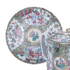 Ancient Chinese Teapot with Cover and Saucer, Late Qing Dynasty