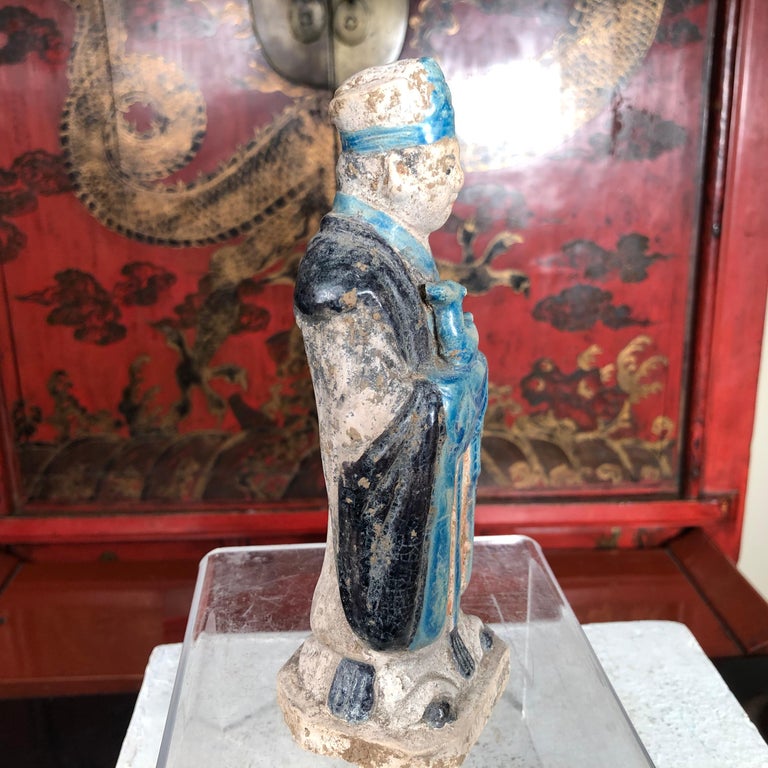 Ancient Chinese Zodiac Figure with "Dog", Ming Dynasty, 1368-1644 at