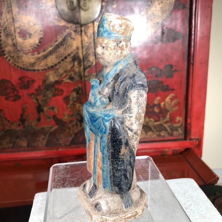 Ancient Chinese Zodiac Figure with "Dog", Ming Dynasty, 1368-1644 at