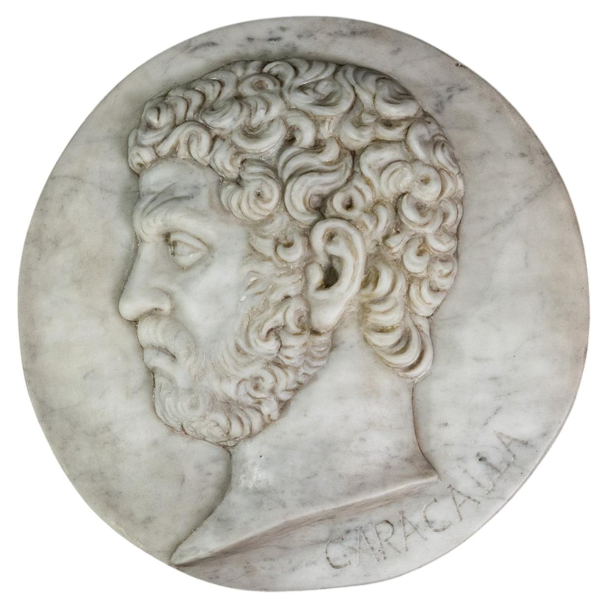 Antiguo relieve de Caracalla en mármol, procedente de Circalar