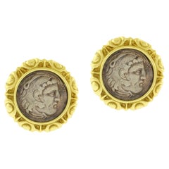 Ancient Coin Earrings