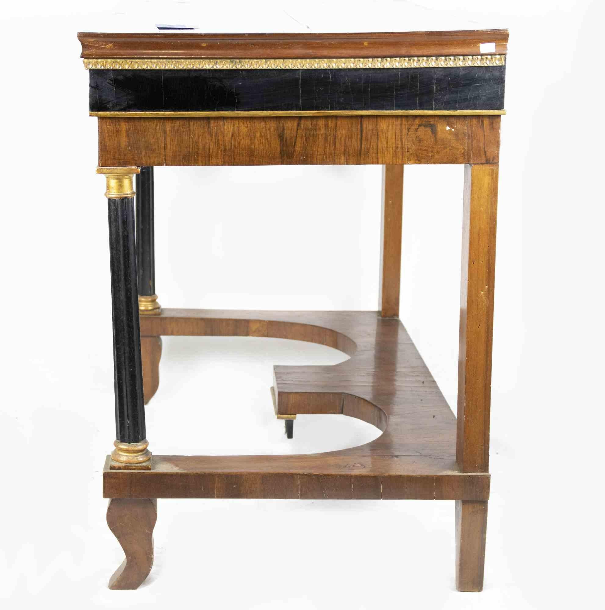 Ancienne table Consolle en bois - Bois - XIXe siècle Bon état - En vente à Roma, IT