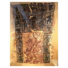 Antique Ancient Coptic Textile with Classical Figures