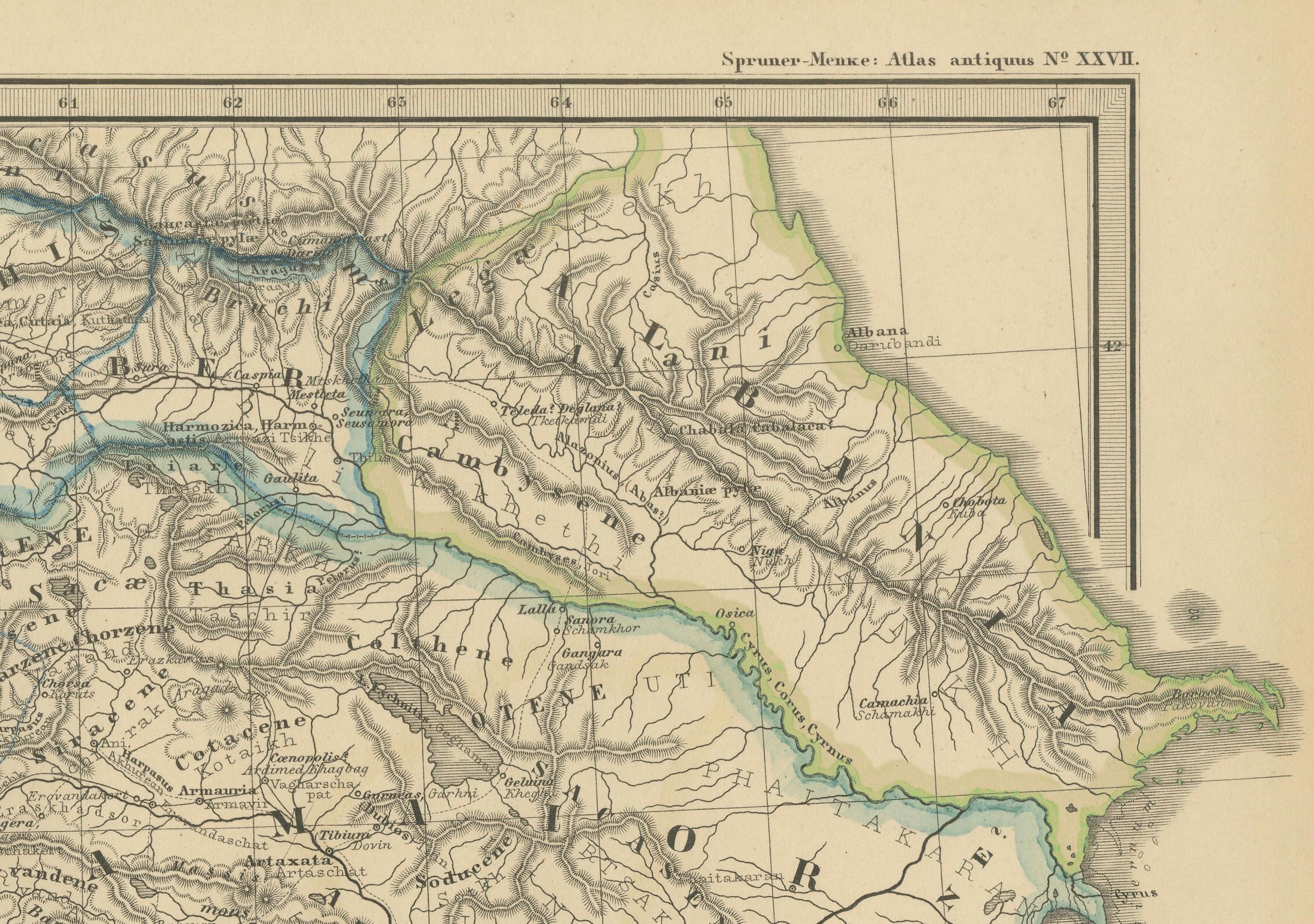 Anciennes routes de l'Antiquité : Albania to Assyria in Antiquity, publié en 1880 Bon état - En vente à Langweer, NL