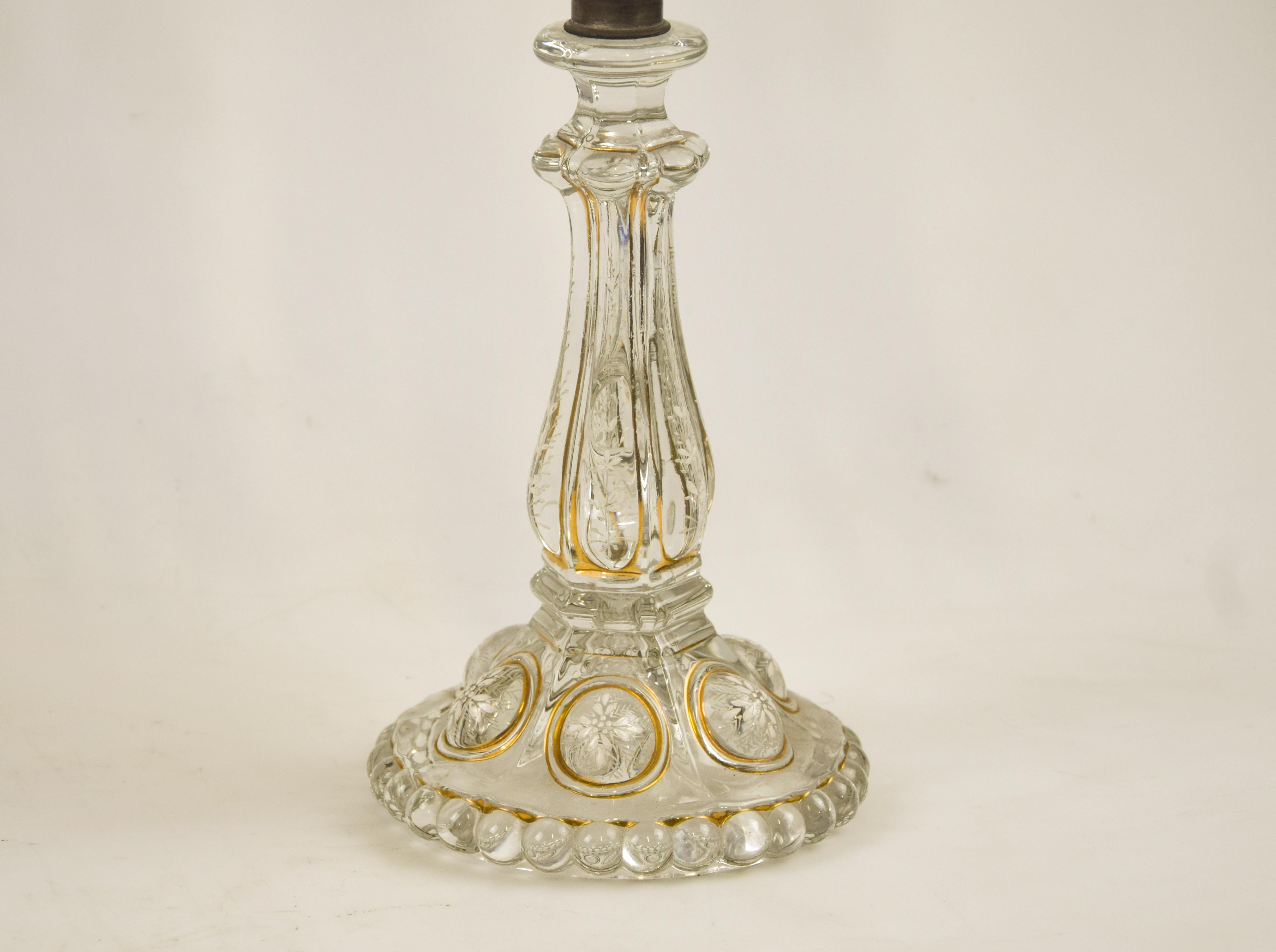 Ancient Crystal Candelabras in Baccarat Crystal, Italy, 19th Century (19. Jahrhundert) im Angebot