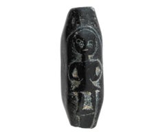 Ancient Cylinder Seal Carved From Black Stone