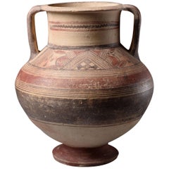 Ancient Cypriot Archaic Amphora, 750 BC