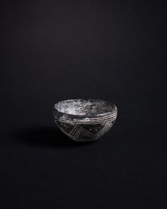 Ancient Cypriot Black-Polished Ware Miniature Bowl with Geometric Decoration