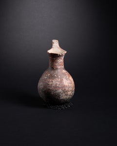 Ancient Cypriot Red on Black Juglet with Painted Decoration