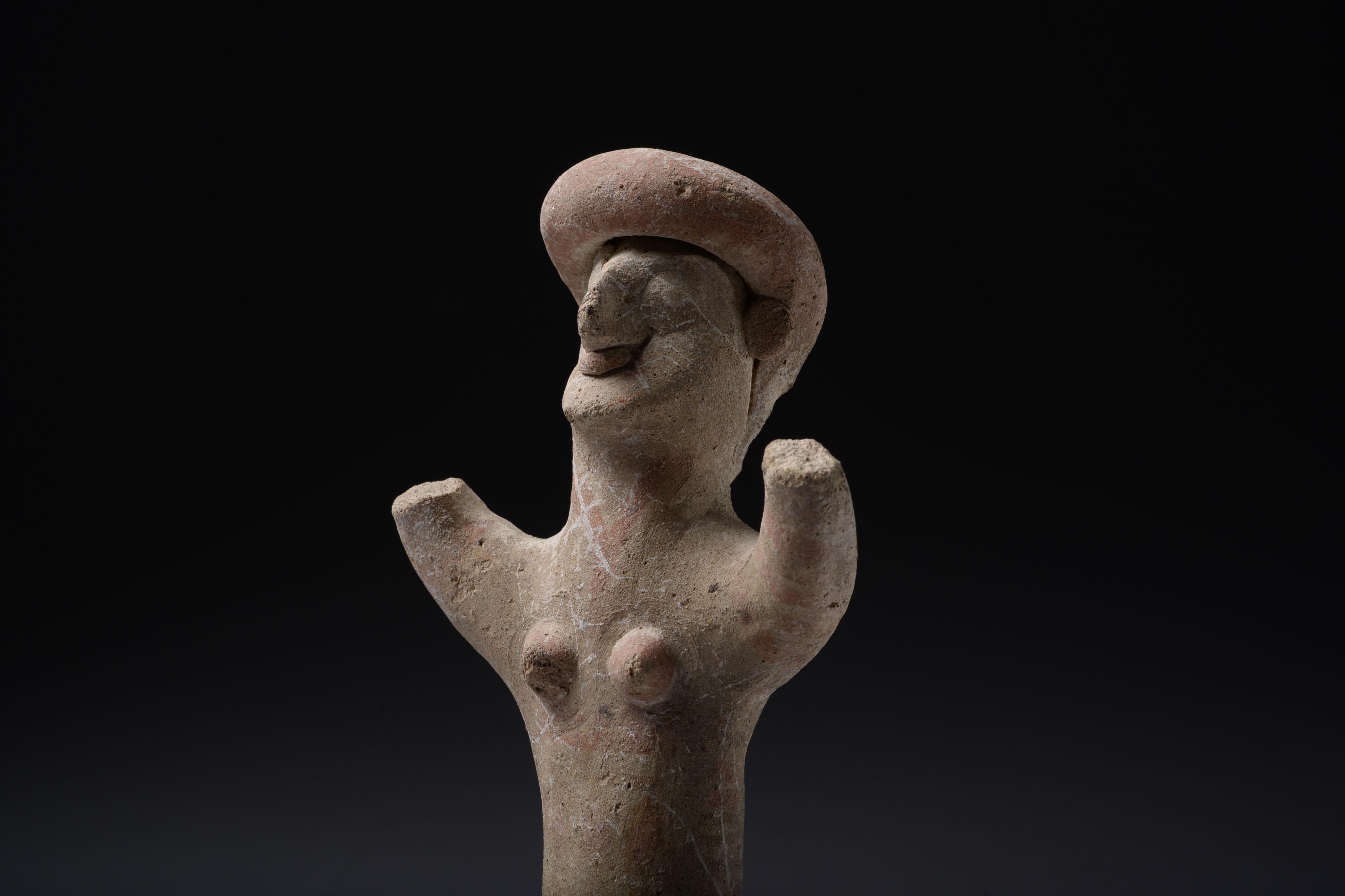 Pottery Ancient Cypriot Archaic Terracotta Goddess