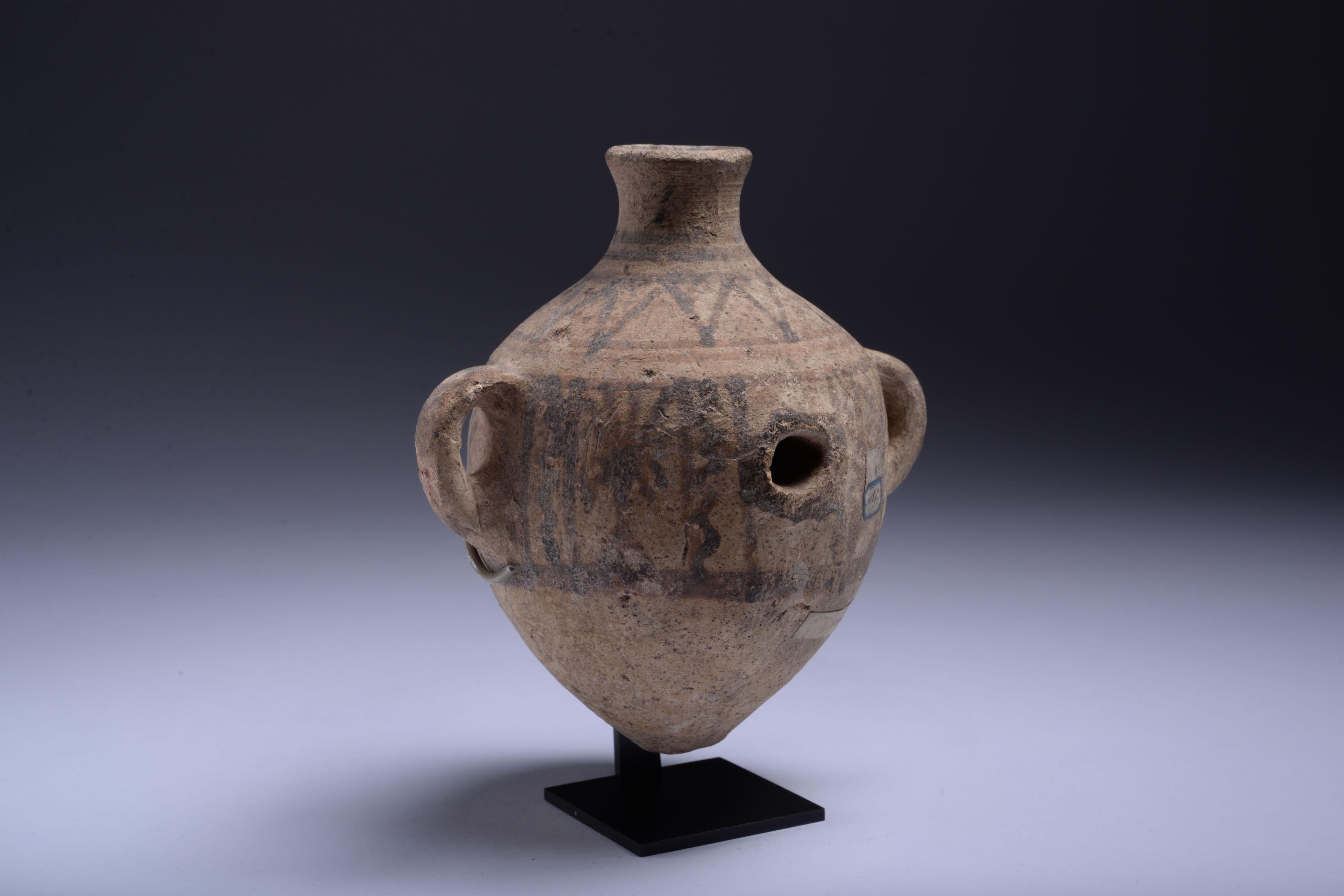 Classical Greek Ancient Cypriot Terracotta Vessel